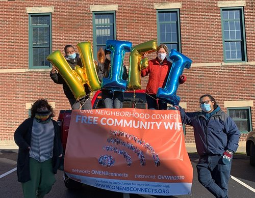 Free community WiFi: ONE Neighborhood Builders lets the community know.