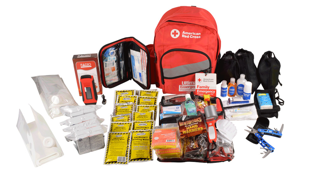 Red Cross encourages everyone to have a disaster preparedness kit with critical supplies