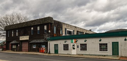 Before at the Bellows Falls Garage