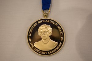 Dorothy Richardson Award for Resident Leadership medal