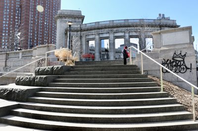 The plaza where the cultural event will be held.