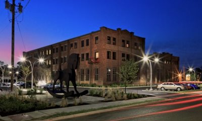 RUPCO's Energy Square against a darkened sky.