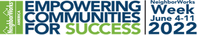 NeighborWorks Week 2022 Logo: Empowering Communities for Success