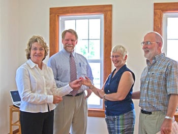 A new home in the community land trust run by HAPEC in New York's Adirondacks.